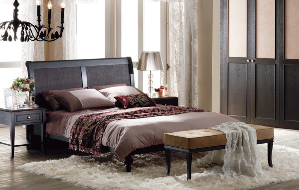 Стильная спальная комната