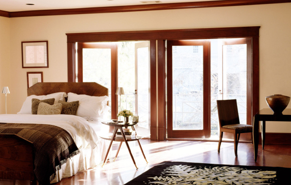 Спальня с выходом на террасу