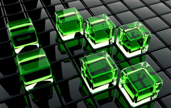 Зеленые кубы