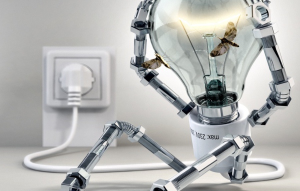 Живая лампочка