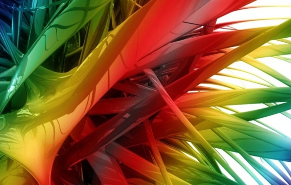 Разноцветные перья