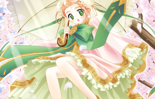 Девочка в розовом платье