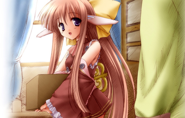 Девушка зверек