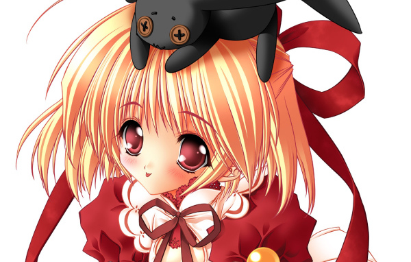 Девочка с зайчиком