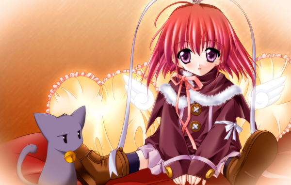 Девочка с кошкой