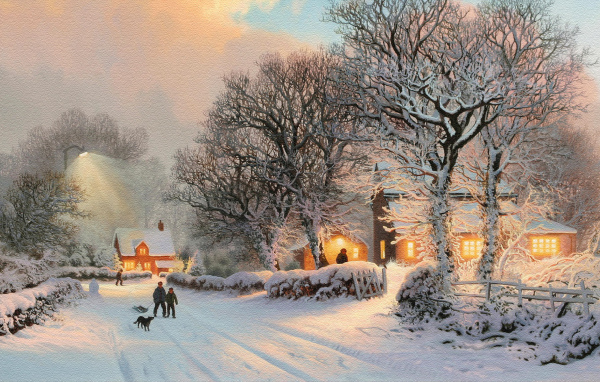 Winter in the village