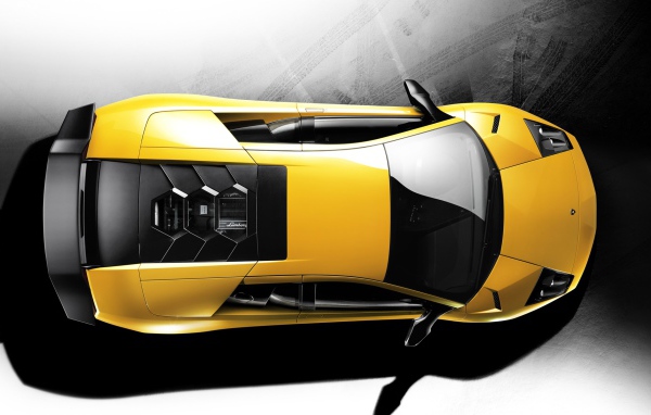 Феррари вид сверху