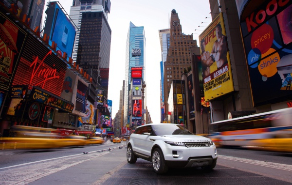 Land Rover в Нью Йорке