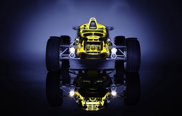 Желтый концепт авто