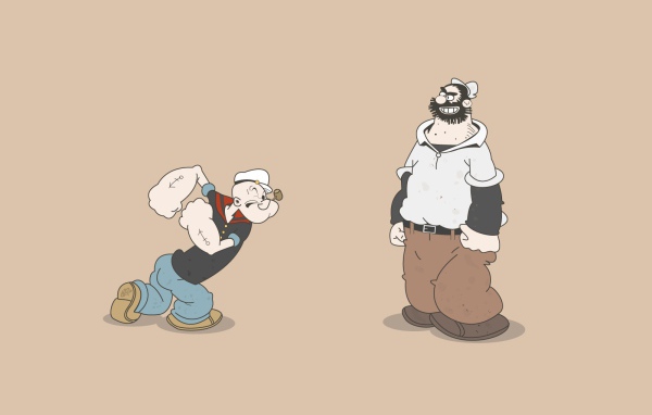 Попай против Плуто