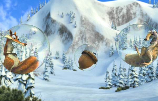 Белки в пузырях Ice Age
