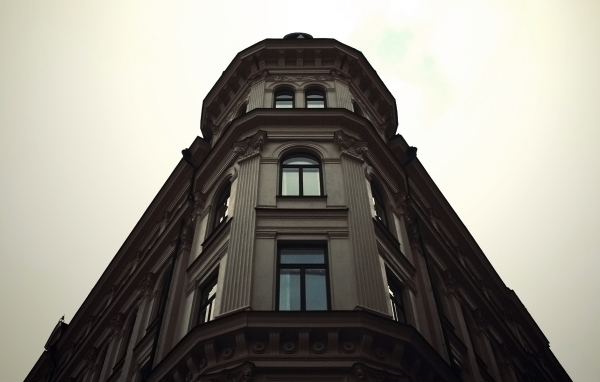 Красивая архитектура городского здания