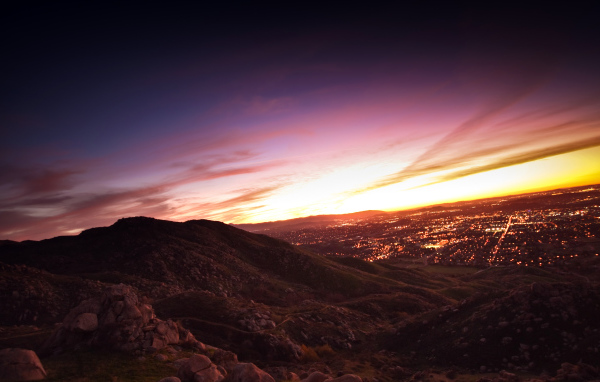 Городской закат