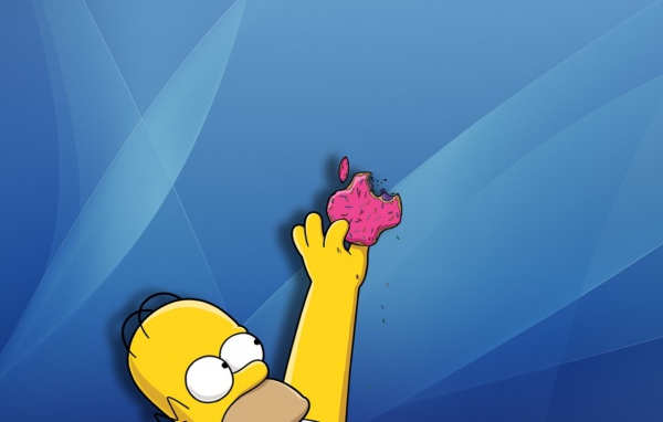Симпсон и яблоко