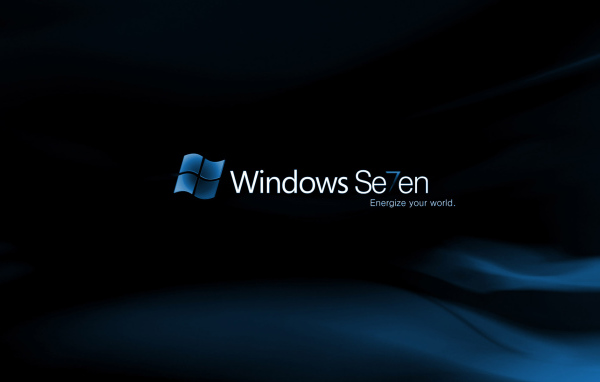 Microsoft Windows Seven Dark logo