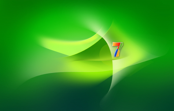 Windows 7 зелень