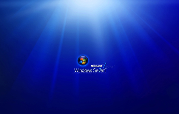 windows 7 blue