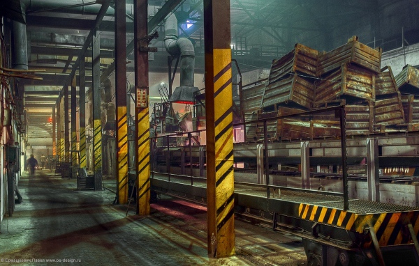 Фабрика завод цех