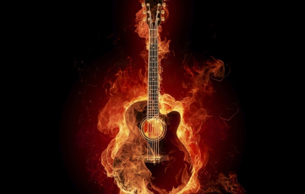 Гитара в огне