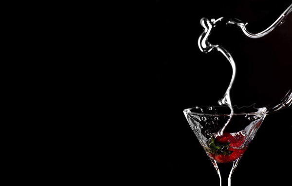 Клубничный коктейль