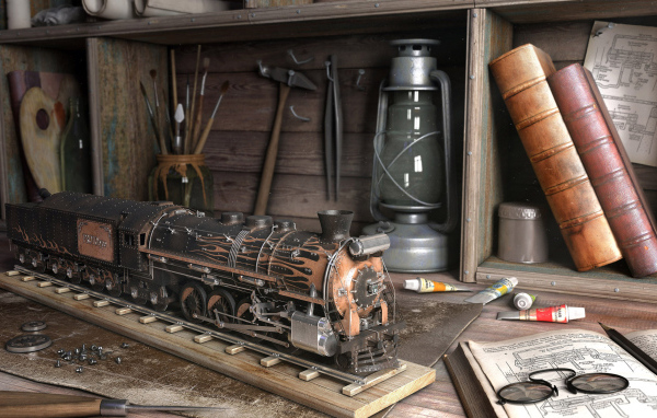 Игрушечный поезд