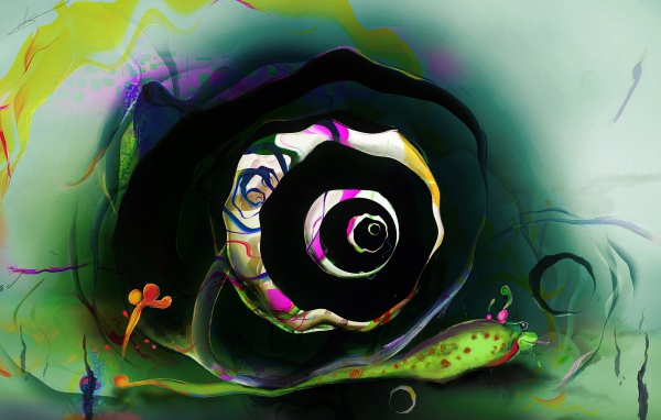 Цветная улитка