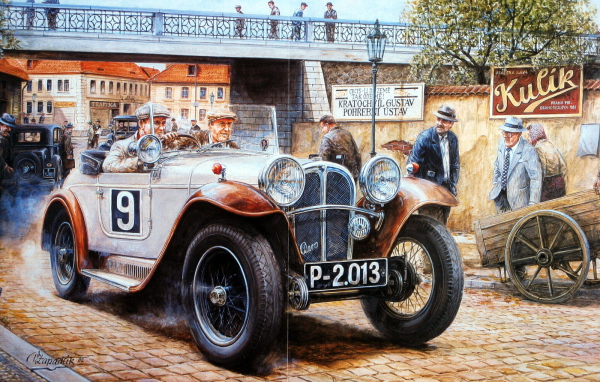 Гонки на старинных автомобилях