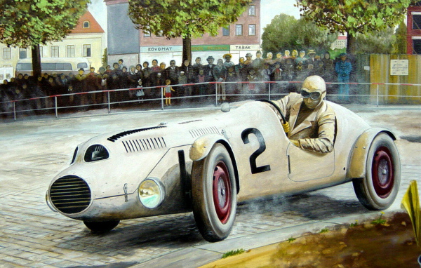 Спортивный ретро автомобиль