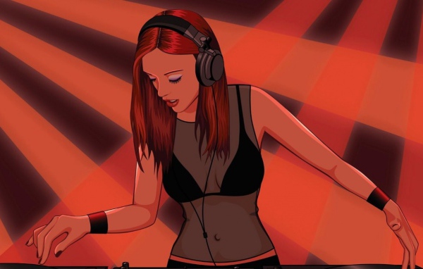 Девушка DJ