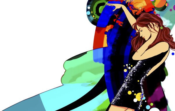 Девушка в ритме