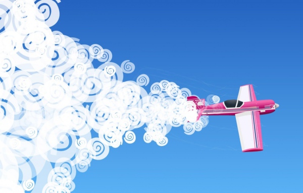 Розовый самолет