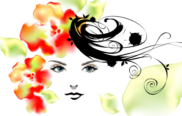 Рисованная дама