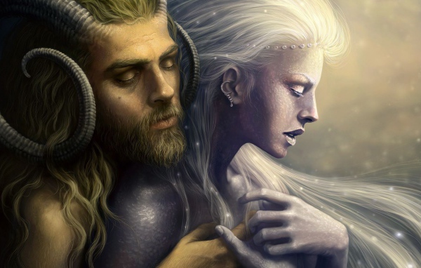 Сатир и дух воды