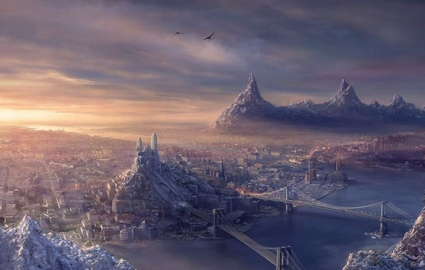 Крепость на руинах старого города