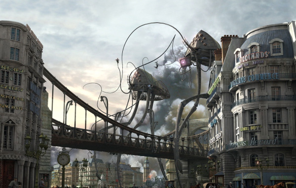 Сцена из романа Война Миров Герберта Уэллса