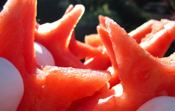 Звезды из арбуза