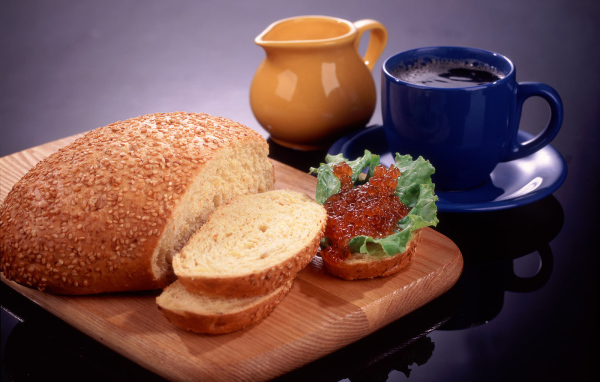 Воздушный хлеб с икрой