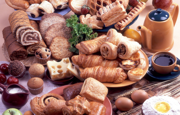 Ассорти из сладкой выпечки