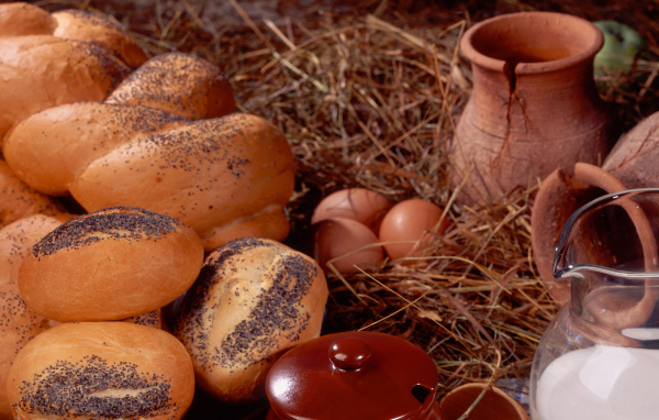 Булочки с маком