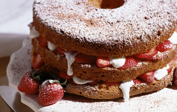 Клубничный пирог