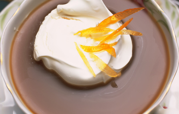 Чай со сливками