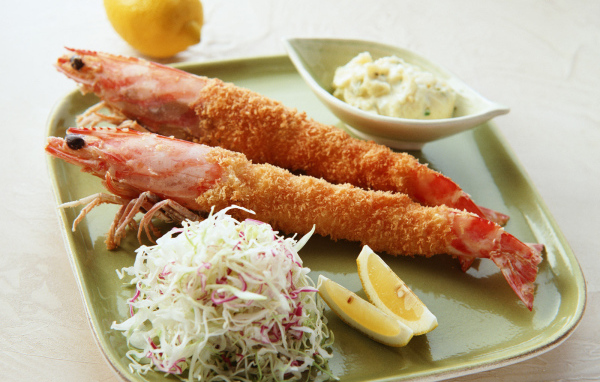 Жареные креветки