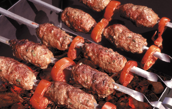 Шашлык с помидорами