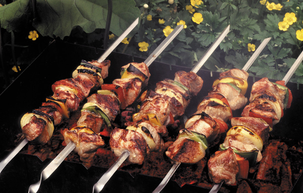 Мясо на жаровне