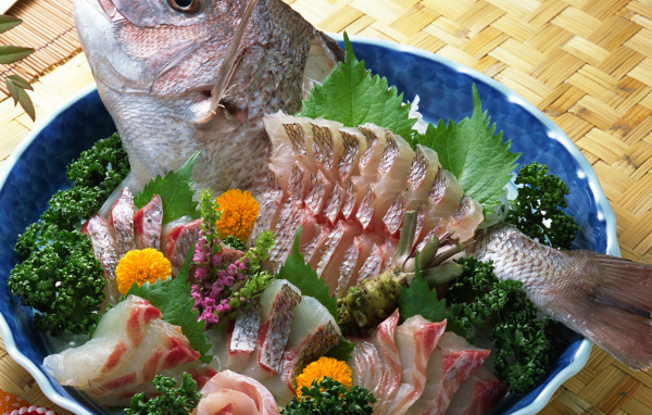 Красивое блюдо с рыбой