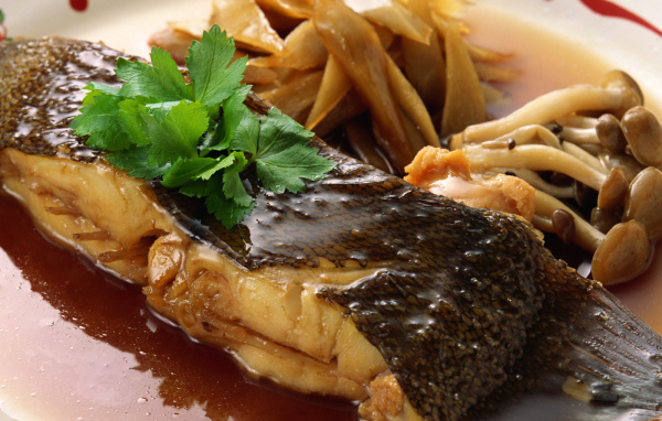 Рыбка с грибами