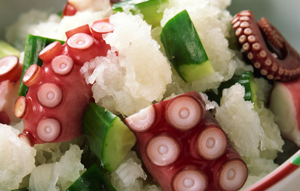 Щупальца осьминога с рисом