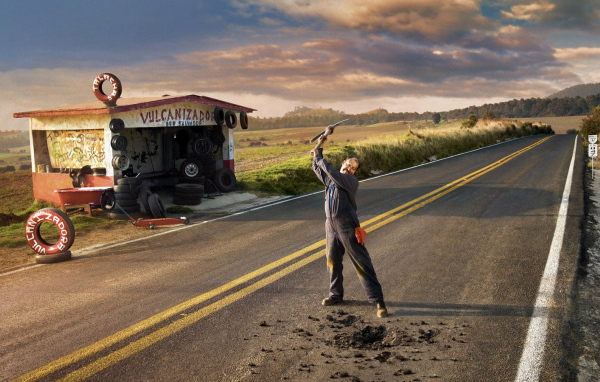 Западло / Креативная реклама покрышек