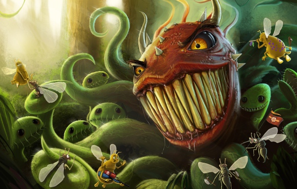 Насекомые против растений