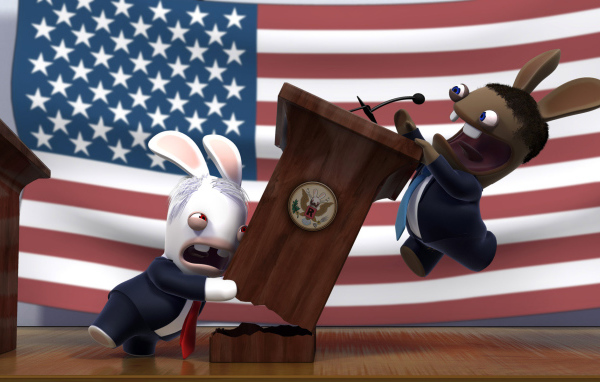 Кролик МакКейн и кролик Обама